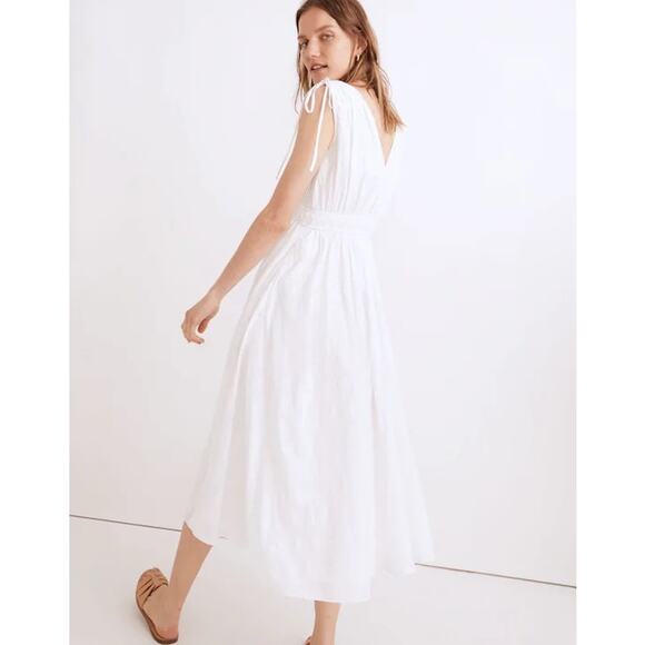 NWT Madewell Sophia Smocked Midi Dress Size 1X - Picture 2 of 9